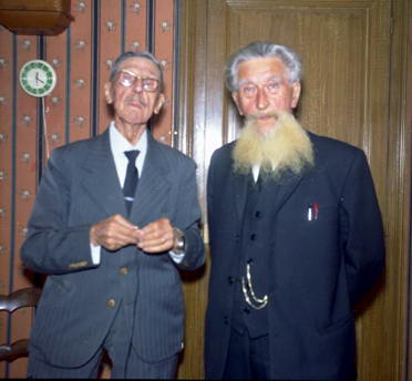 Les deux frères, Louis et Henri Baratin, en 1963 ou 1964