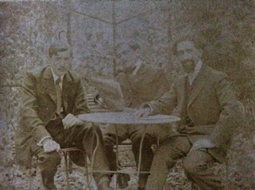Ernest Poplin (un cousin), Joseph Dalby, Henri Baratin (beau-frère et ami de Joseph)