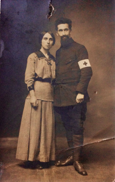 Marguerite et Henri. Carte postale du 4 septembre 1915
