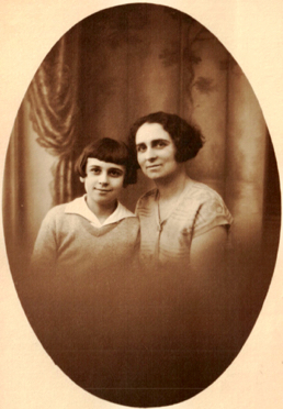 Henry-Louis et sa mère, à l'occasion des 10 ans d'Henry-Louis, donc en 1927