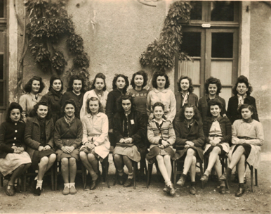Classe de Marguerite Beslais à Cahors, en 1946